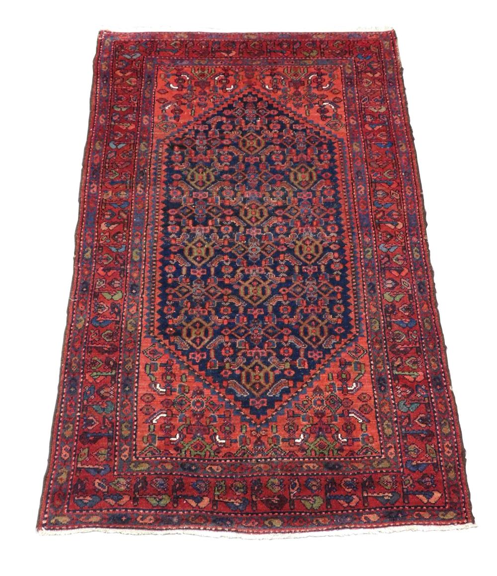 Appraisal: RUG Modern Persian Ferragan style wool on cotton navy field