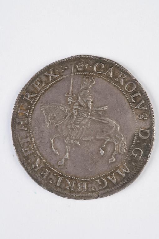 Appraisal: A CHARLES I CROWN rd Horseman mint mark bell See