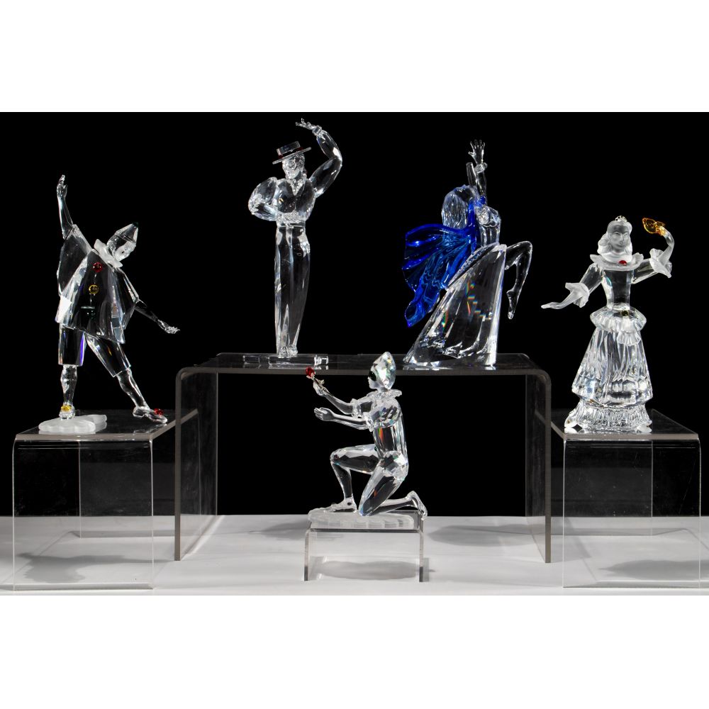 Appraisal: SWAROVSKI CRYSTAL ASSORTMENT items including from SCS Masquerade Series Pierrot