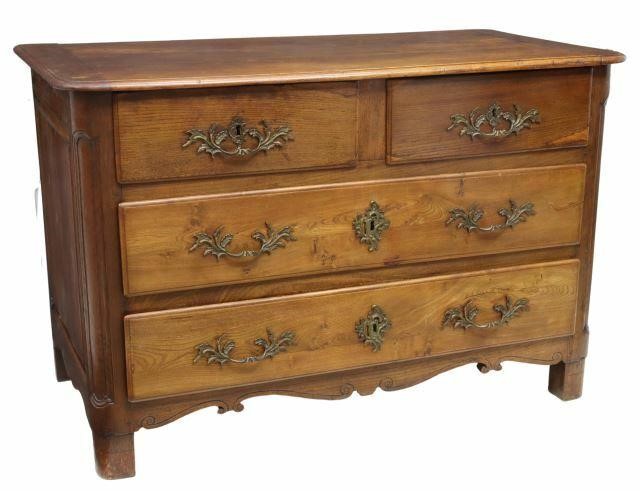 Appraisal: French Louis XIV style commode late th c having molded