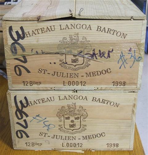 Appraisal: TWO CASES OF CHATEAU LANGOA BARTON ST-JULIEN-MEDOC