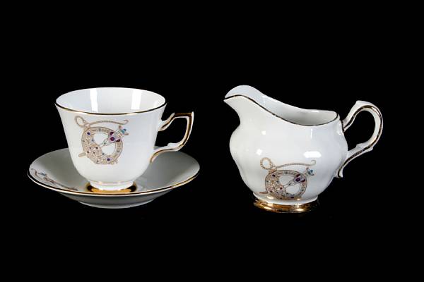 Appraisal: A Royal Tara bone china part dinner service in the