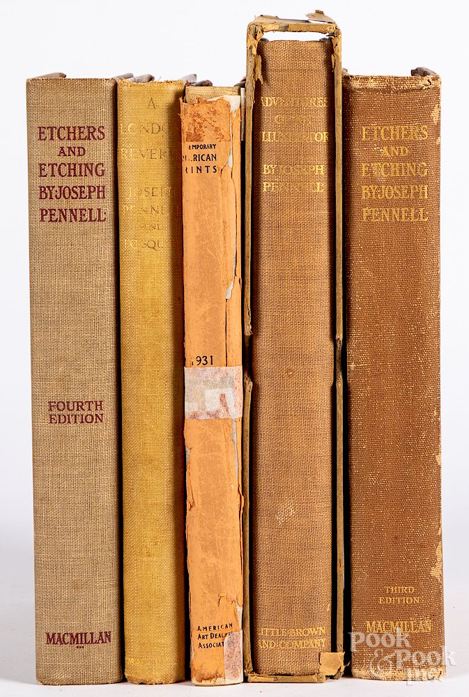 Appraisal: Four books of Joseph Pennell etchings etc Exclusive on Bidsquare