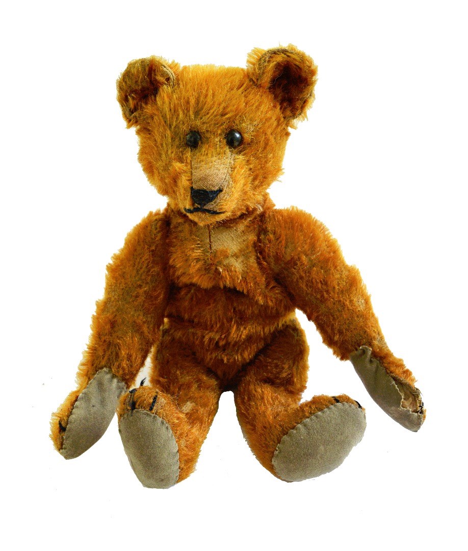 Appraisal: A Steiff teddy bear circa with boot button eyes hand