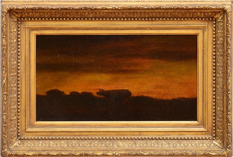 Appraisal: MANNER OF ALBERT PINKHAM RYDER - EVENTIDE Oil on canvas