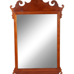 Appraisal: A Georgian Walnut Mirror x inches The Estate of Mary