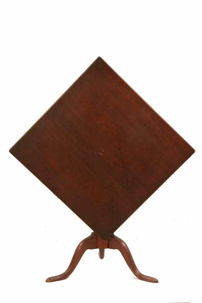 Appraisal: TILT-TOP TEA TABLE - Queen Anne Period Tilt Top Kerchief