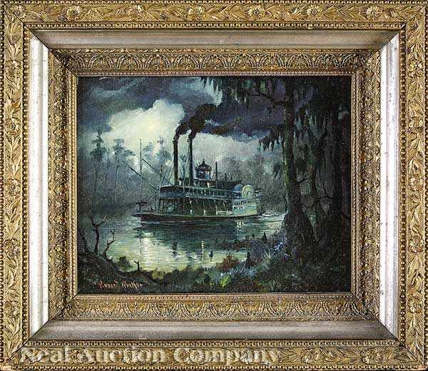 Appraisal: Robert M Rucker New Orleans - Steamer Black Hawk on