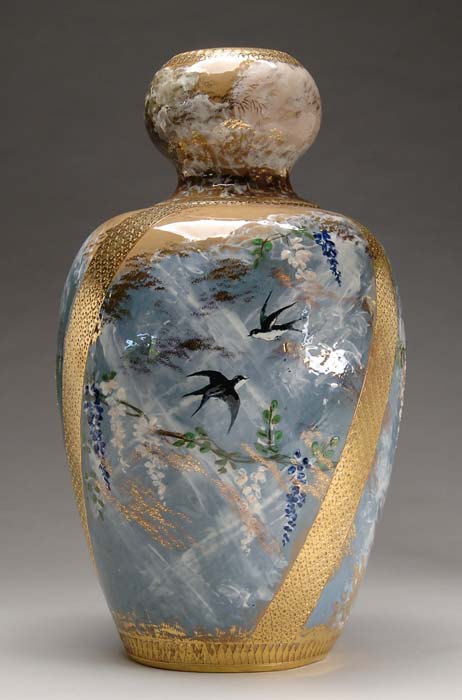 Appraisal: EARLY ROOKWOOD VASE Exceptional early monumental Rookwood vase is decorated