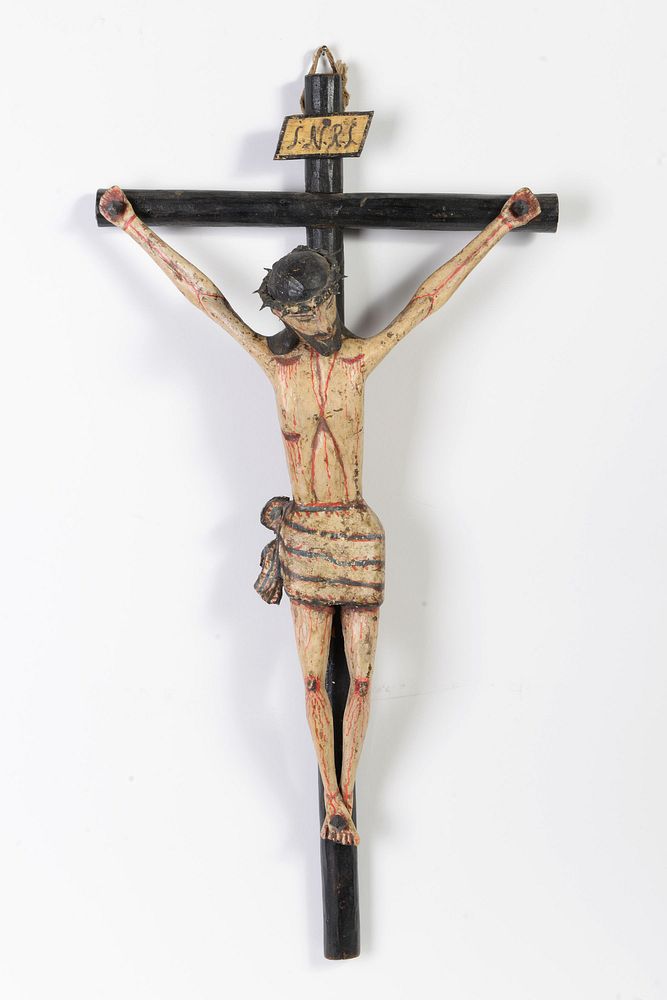 Appraisal: Arroyo Hondo Santero Cristo Crucificado Attributed to Arroyo Hondo Santero