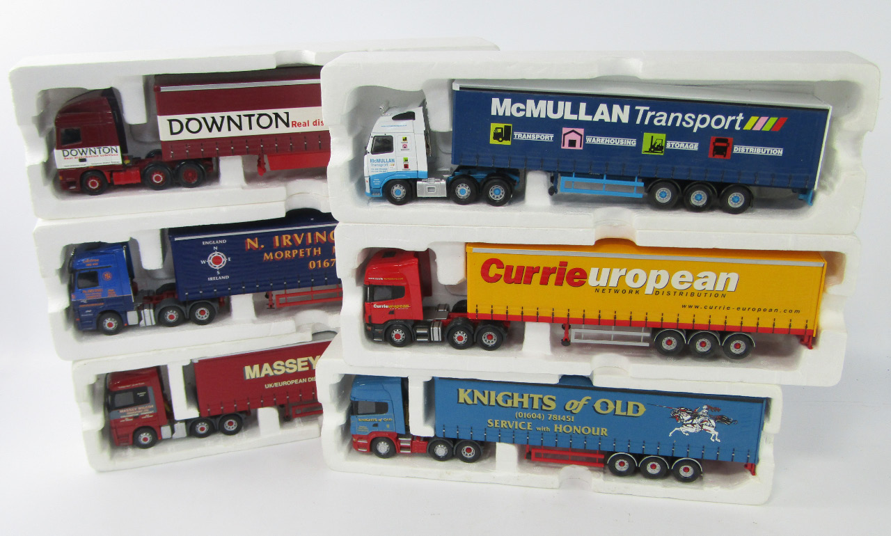 Appraisal: Corgi die cast lorries comprising Massey Wilcox N Irving Transport