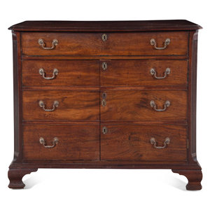 Appraisal: A George III Mahogany Chest of Drawers Converted to a