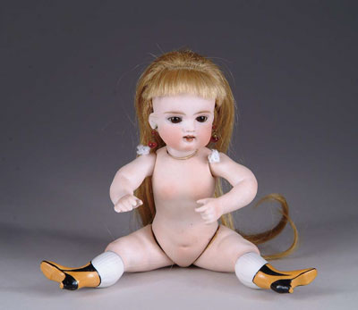 Appraisal: - KESTNER ALL BISQUE WRESTLER DOLL A marvelous example of