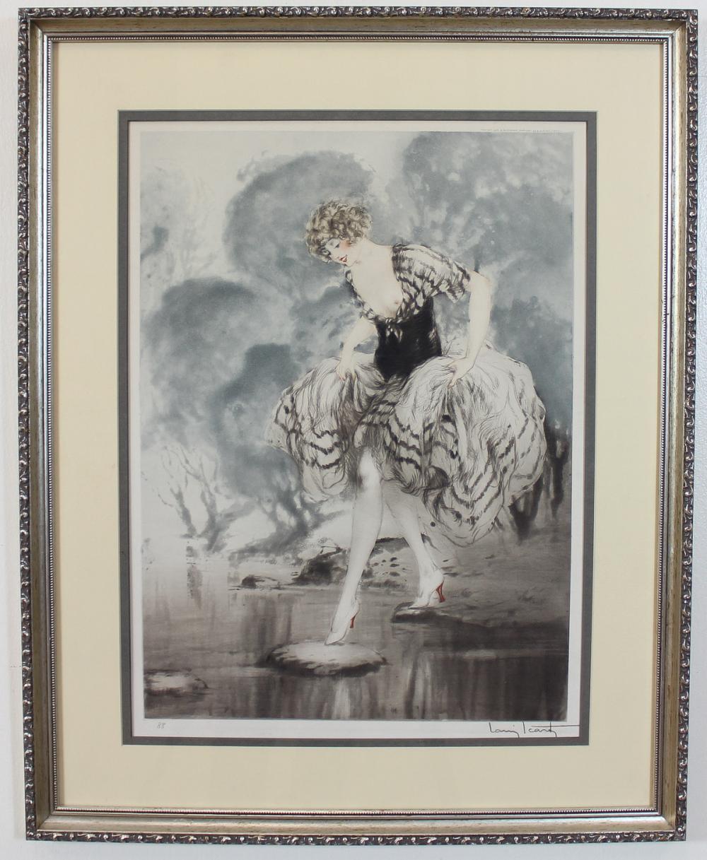 Appraisal: LOUIS ICART New York N Y - etching and aquatint