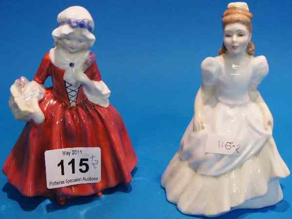 Appraisal: Royal Doulton Figures Lavinia HN And Kerry HN