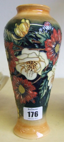 Appraisal: A Moorcroft vase of baluster form tube line decorated in