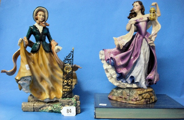 Appraisal: Franklin Mint Figures Jane Eyre and Catherine Earnshaw both cm