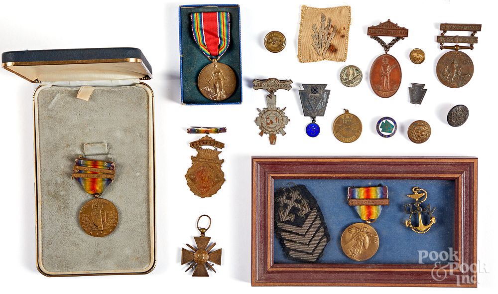 Appraisal: Group of American military medals Group of American military medals