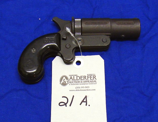 Appraisal: F M J shot derringer type revolver Cal bbl SN