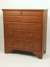 Appraisal: BLANKET CHEST - th C pine lift top blanket chest