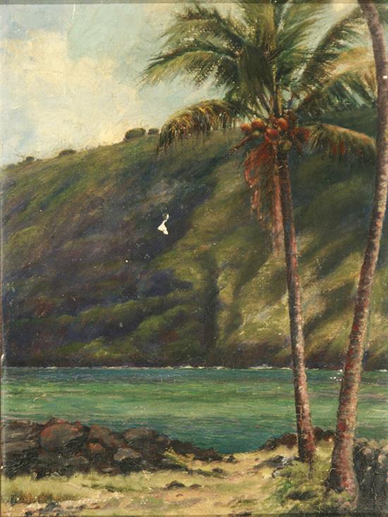 Appraisal: Helen Thomas Dranga American - Hawaiian Inlet Signed H Dranga