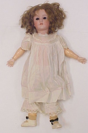 Appraisal: Doll bisque head baby S H five piece composition bent