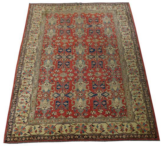 Appraisal: RUG Modern Peshawar Afghan room-size carpet ' x ' wool