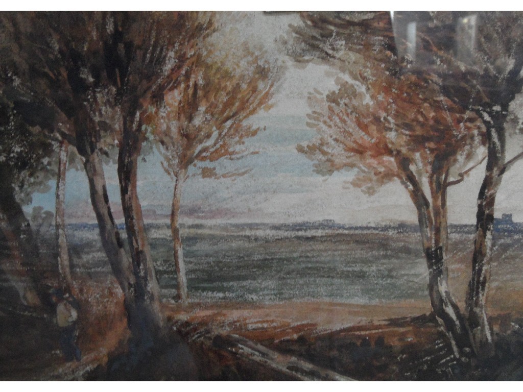 Appraisal: Watercolour landscape signed David Cox