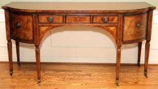 Appraisal: BAKER FEDERAL STYLE MAHOGANY SIDEBOARD BAKER FEDERAL STYLE MAHOGANY SIDEBOARD