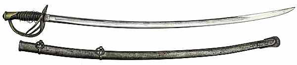 Appraisal: Model Cavalry Sword by Ames blade length marked at ricasso