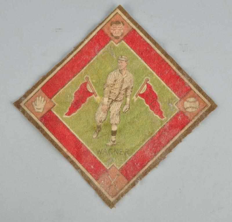 Appraisal: Early Wagner Quilt Cloth Patch Description Marked Brooklyn and NL