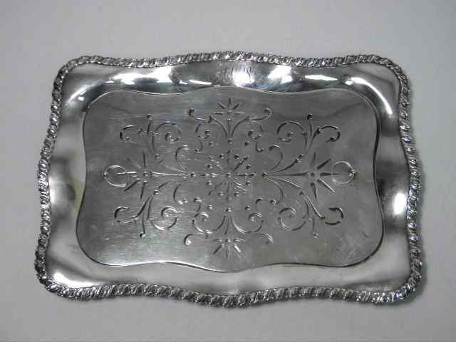 Appraisal: Gorham sterling silver serving tray or vegetable tray with a