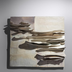 Appraisal: Ruth Duckworth - Untitled Wall Relief glazed porcelain H x