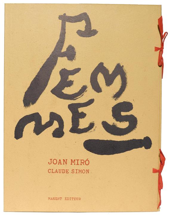 Appraisal: MIRO Joan - SIMON Paul Femmes Paris Maeght Folio loose