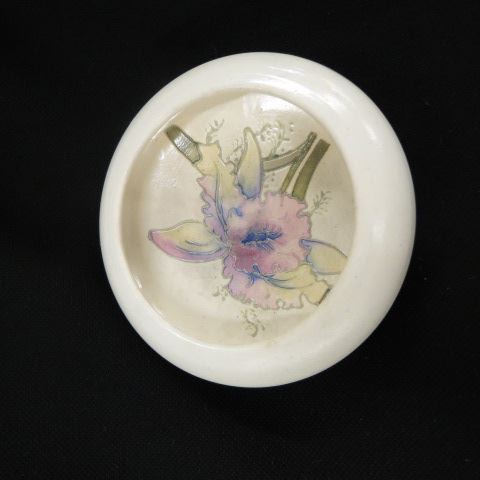 Appraisal: Moorcroft Art Pottery Bowl orchid white signed excellent