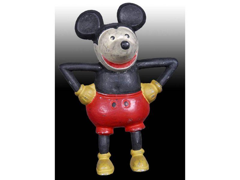 Appraisal: Mickey Mouse with Hands On Hips Still Bank Description -