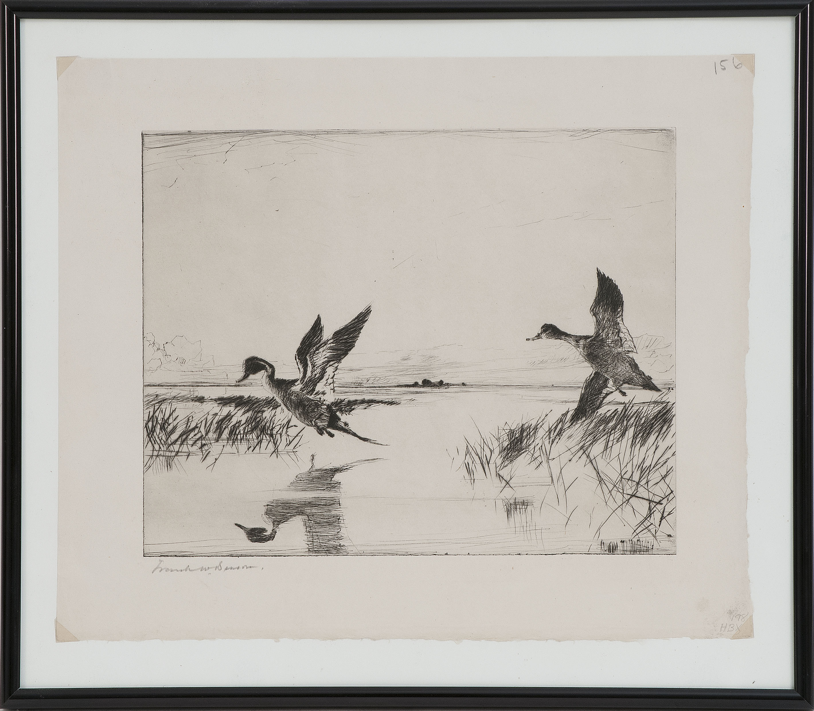 Appraisal: FRANK WESTON BENSONMassachusetts - Pair of Pintails Signed in pencil