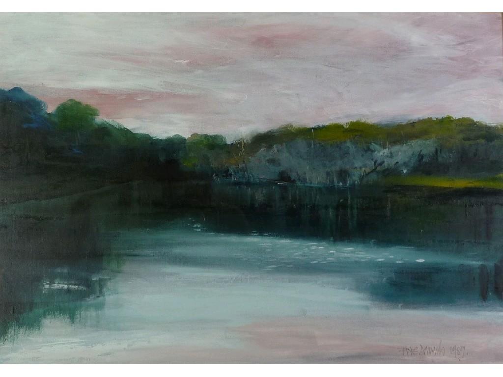 Appraisal: PETER DANIELS Salford - MIXED MEDIA 'Pond at Nine Wells