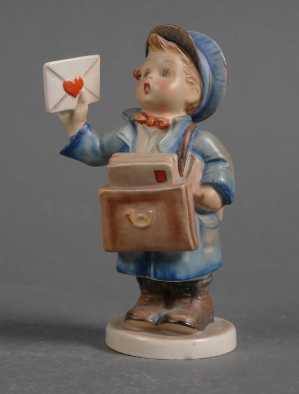 Appraisal: Hummel Postman Figurine does not have a TM It is