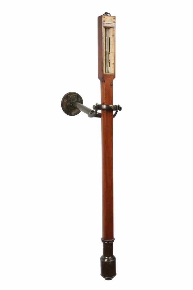 Appraisal: BAROMETER - Spencer Browning Co London Gimbal Mounted Barometer in