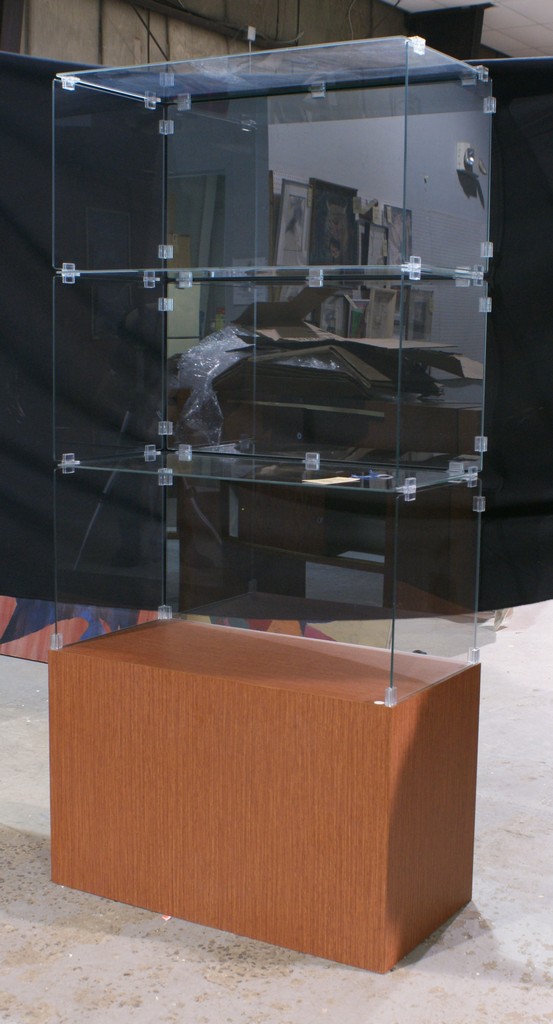 Appraisal: Open Glass Top Display Cabinet h x w x d