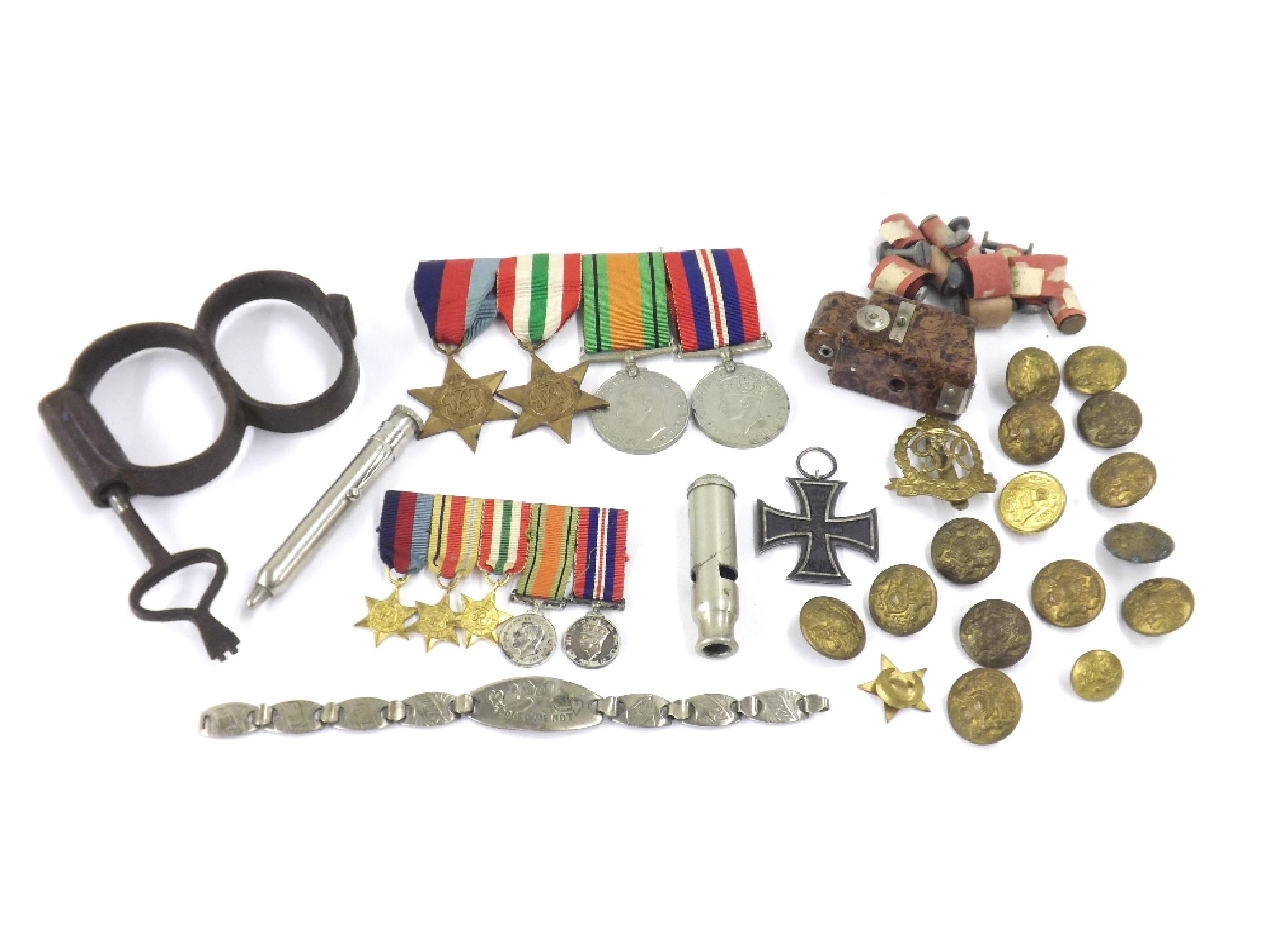 Appraisal: Military interest - collection of interesting items to include a