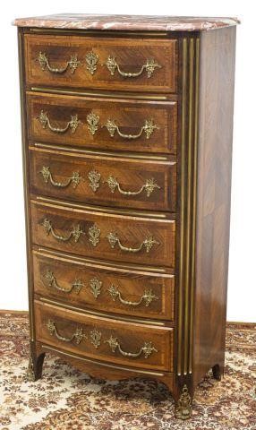 Appraisal: French Louis XV style fall-front bureau late th early th