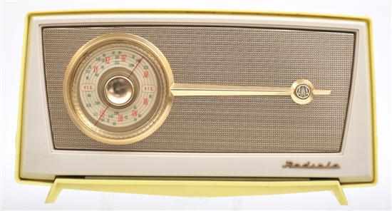 Appraisal: AWA RADIOLA RADIO Australian circa s pale yellow and white