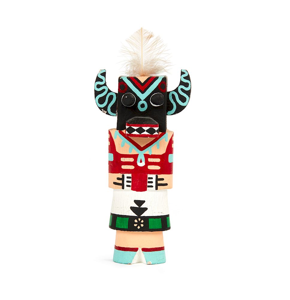 Appraisal: Rt Ho'o'te Kachina Rt Ho'o'te Kachina by unknown artist Dimension