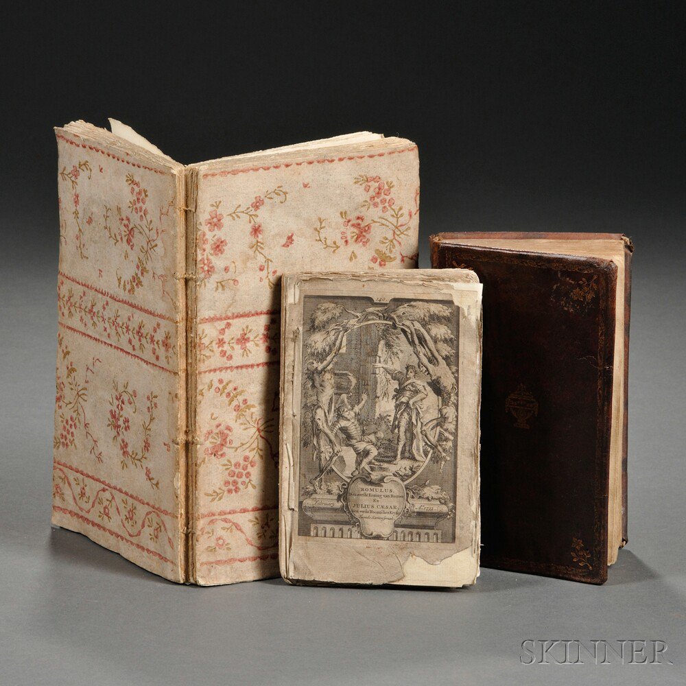 Appraisal: Dutch Early Printed Books Three Volumes - David Fassmann's Maandelyksche