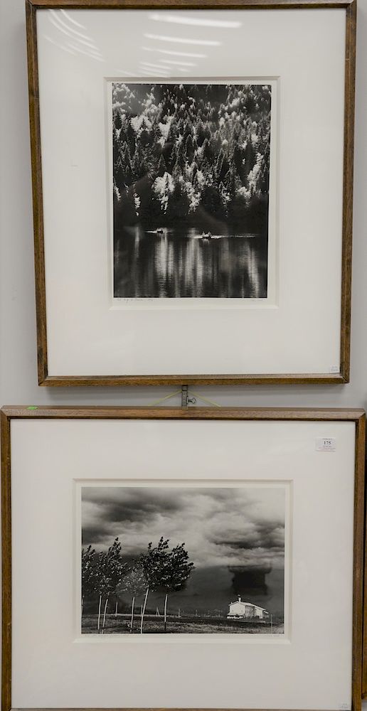 Appraisal: Four framed photographs to include three Elio Ciol B pencil