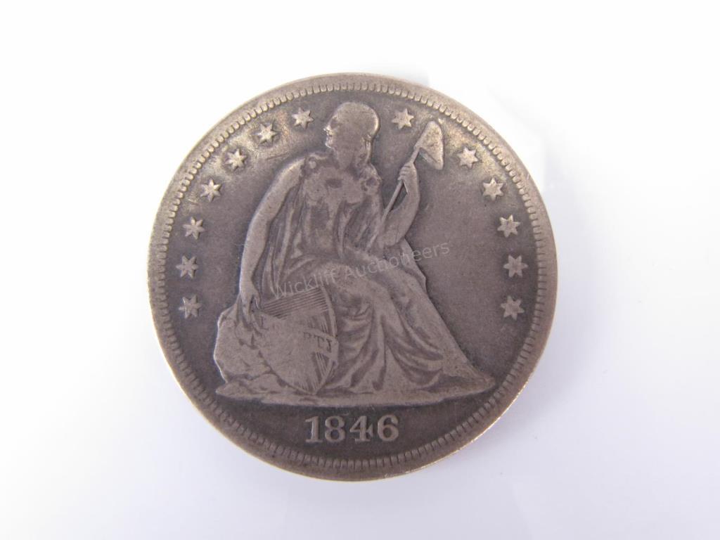 Appraisal: -O Seated Liberty Silver Dollar