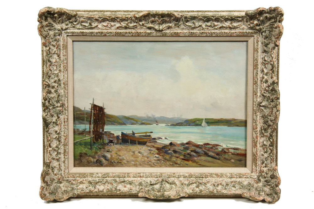 Appraisal: OOP - 'The Kyles of Bute near Kames' by George