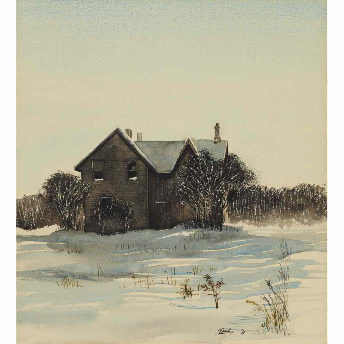 Appraisal: KENNETH EDISON DANBY R C A WINTER MORNING Medium watercolour